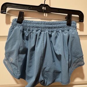 Lululemon Athletica Light Blue Athletic Shorts
